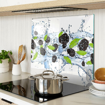 Planche à découper verre Fruits dans l'eau