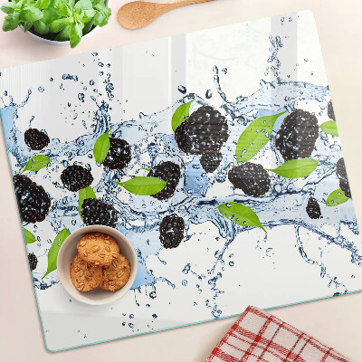 Planche à découper verre Fruits dans l'eau