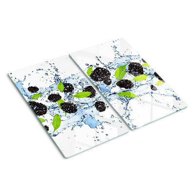 Planche à découper verre Fruits dans l'eau