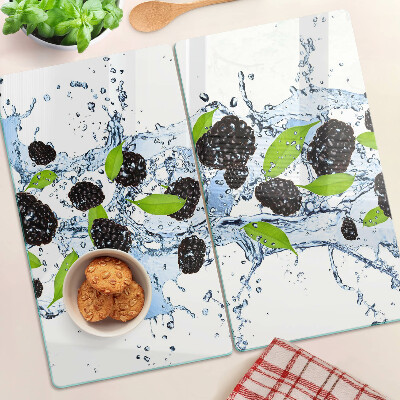 Planche à découper verre Fruits dans l'eau
