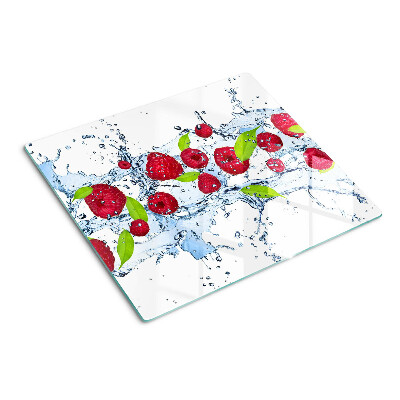 Planche à découper verre Fruits dans l'eau