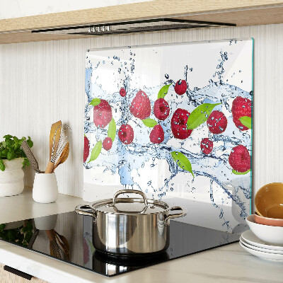 Planche à découper verre Fruits dans l'eau