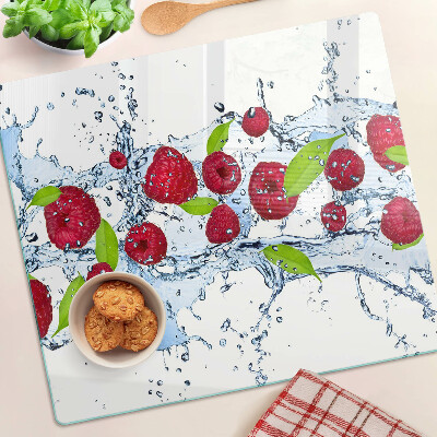 Planche à découper verre Fruits dans l'eau