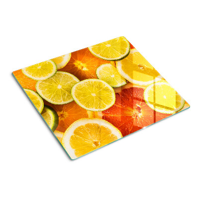 Planche à découper en verre Agrumes et agrumes
