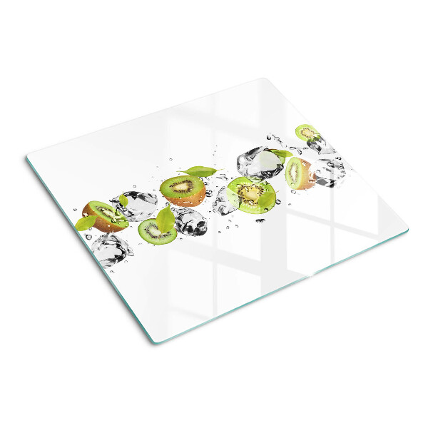 Planche à découper en verre Fruits dans la glace
