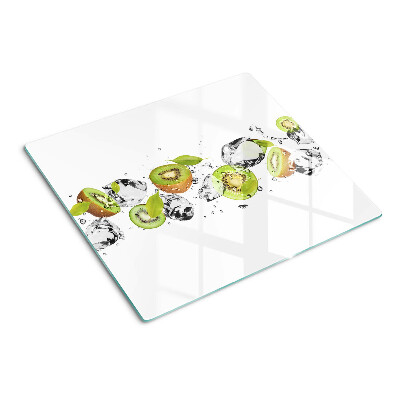 Planche à découper en verre Fruits dans la glace