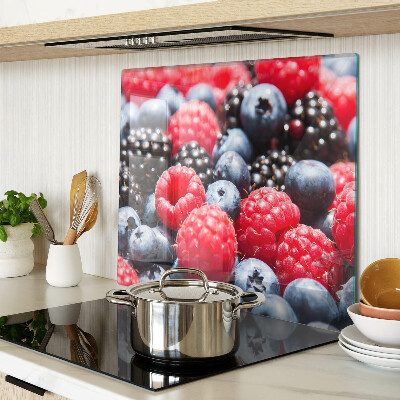 Planche à découper verre Fruits des bois