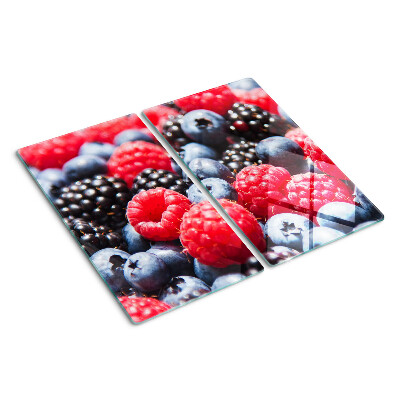 Planche à découper verre Fruits des bois