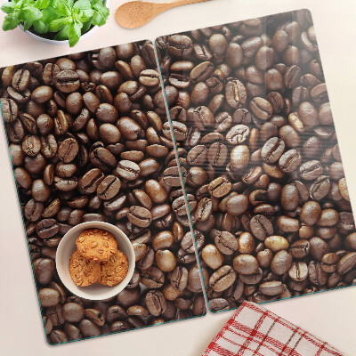 Planche à découper en verre Café en grains