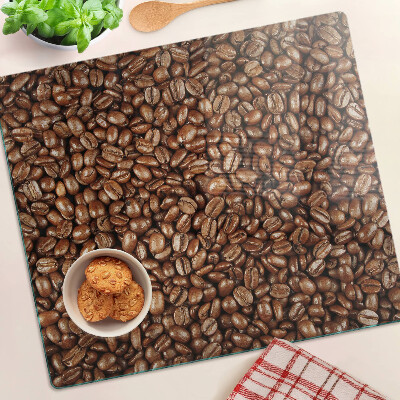 Planche à découper en verre Café en grains