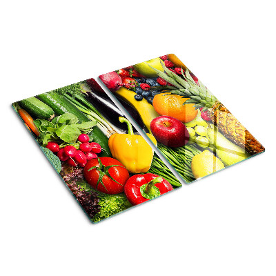 Planche à découper verre Fruits et légumes