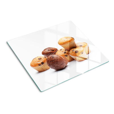 Planche à découper verre Muffins au chocolat et à la vanille