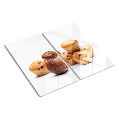 Planche à découper verre Muffins au chocolat et à la vanille