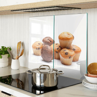 Planche à découper verre Muffins au chocolat et à la vanille