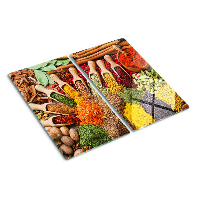 Planche à découper en verre Épices et herbes