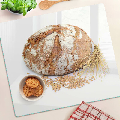 Planche à découper en verre Pain et céréales
