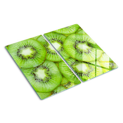Planche à découper verre tranches de kiwi