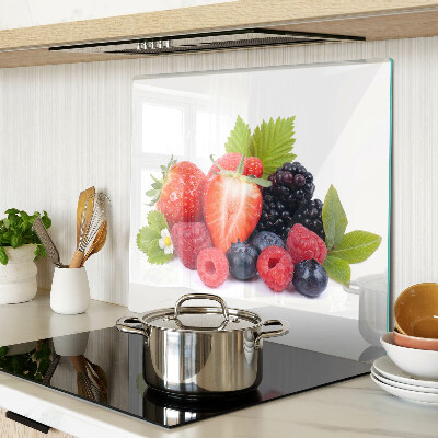 Planche à découper en verre Fruits des bois