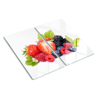 Planche à découper en verre Fruits des bois