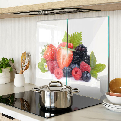Planche à découper en verre Fruits des bois