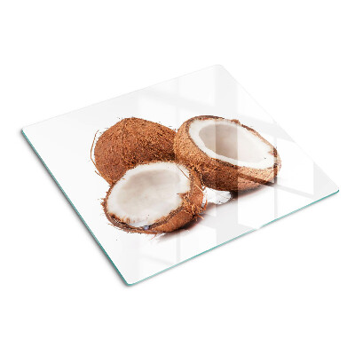 Planche à découper verre Mouches de la noix de coco