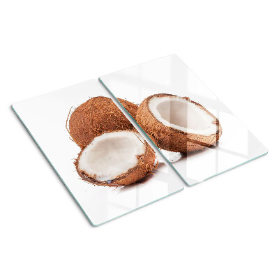 Planche à découper verre Mouches de la noix de coco