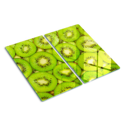 Planche à découper en verre tranches de kiwi