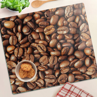 Planche à découper en verre Café en grains