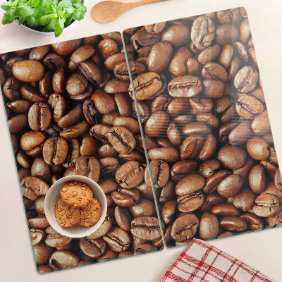 Planche à découper en verre Café en grains