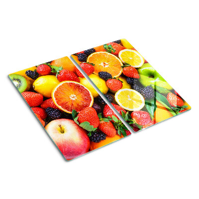 Planche à découper verre Fruits et baies tropicaux