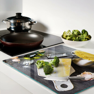 Planche à découper en verre Accessoires et ingrédients de cuisine