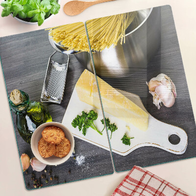 Planche à découper en verre Accessoires et ingrédients de cuisine