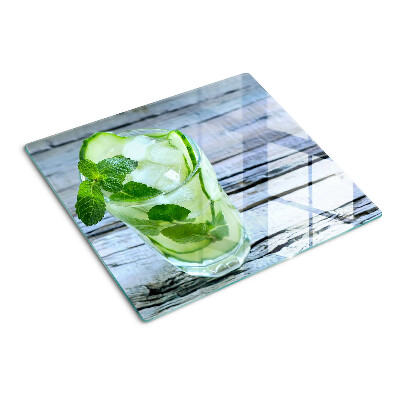 Planche à découper verre Cocktail rafraîchissant à la menthe