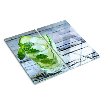 Planche à découper verre Cocktail rafraîchissant à la menthe