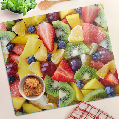 Planche à découper verre Salade de fruits