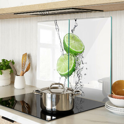 Planche à découper en verre Citrons dans l'eau