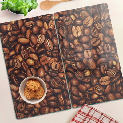 Planche à découper en verre Café en grains