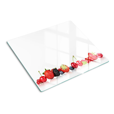 Planche à découper en verre Fruits des bois