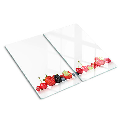 Planche à découper en verre Fruits des bois