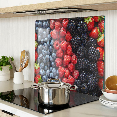Planche à découper en verre Fruits des bois
