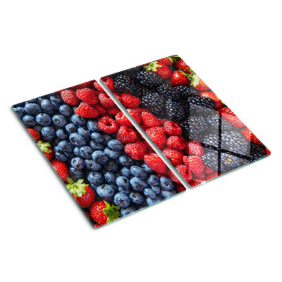 Planche à découper en verre Fruits des bois