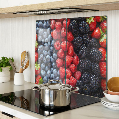 Planche à découper en verre Fruits des bois