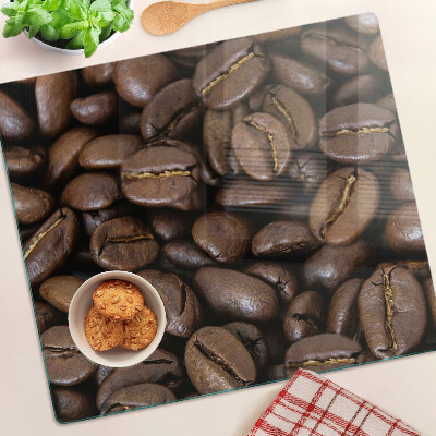 Planche à découper en verre Café en grains