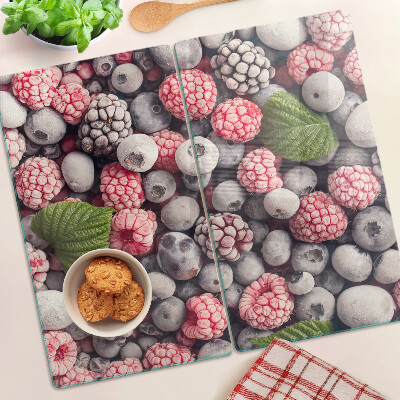Planche à découper verre Fruits des bois