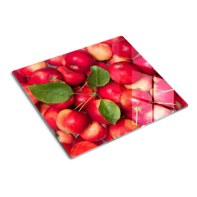 Planche à découper verre Pommes de différentes nuances