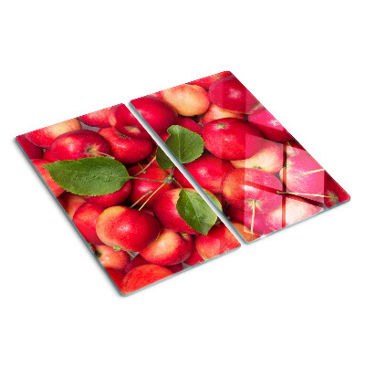Planche à découper verre Pommes de différentes nuances
