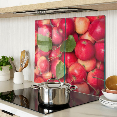 Planche à découper verre Pommes de différentes nuances