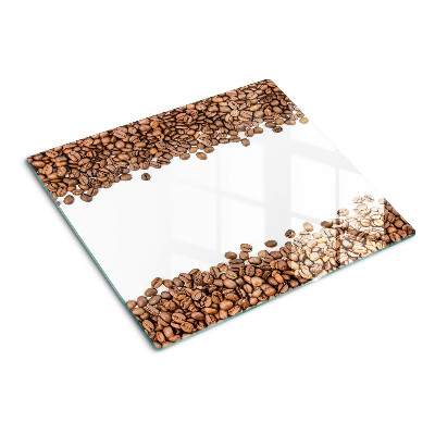 Planche à découper en verre Café en grains