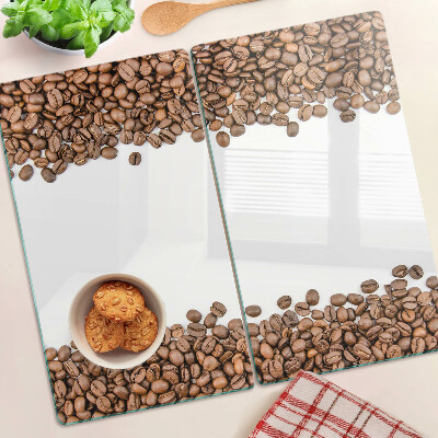 Planche à découper en verre Café en grains
