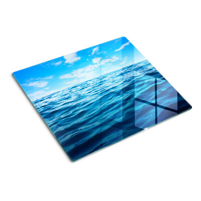 Planche à découper en verre Mer et ciel